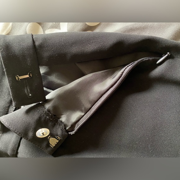 Kasper!!! Vintage 3pc Red and Black Pantsuit. SZ 14 Petite - Picture 11 of 14